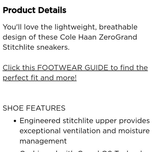 COLE Haan ZeroGrand Stitchlite Women's Oxford Sneakers - Picture 6 of 8